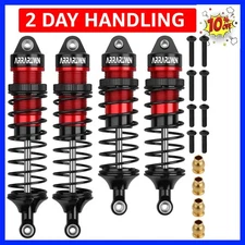 4PCS 1/10 RC Car Shocks Front & Rear Shock Absorber Damper Assembled Set Comp...