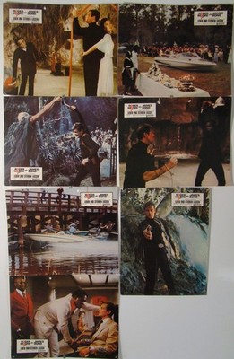James Bond 007 - Leben und sterben lassen - Kino Aushangfotos LOBBY CARDS (7x)