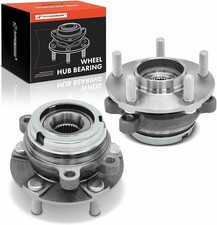 2 x Front Wheel Bearing and Hub Assembly with 5-Lug Compatible with Nissan