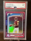 2024 Panini Donruss - Rated Rookie Jayden Daniels #389 Optic Preview Pink Prizm