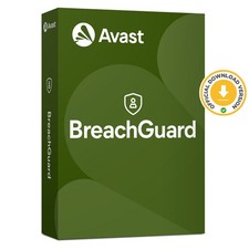 Avast BreachGuard 2026  1 Year 1 PC  Antivirus  Windows  Download