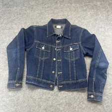 Vintage Tag Rag Culture Ladies Jean Jacket Denim Medium 1980s Made In Usa