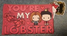 FRIENDS Pencil Case Makeup Bag "You re My Lobster" Zipper Pouch NWT
