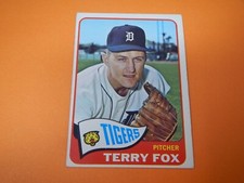 1965 Topps Baseball Terry Fox Detroit Tigers #576