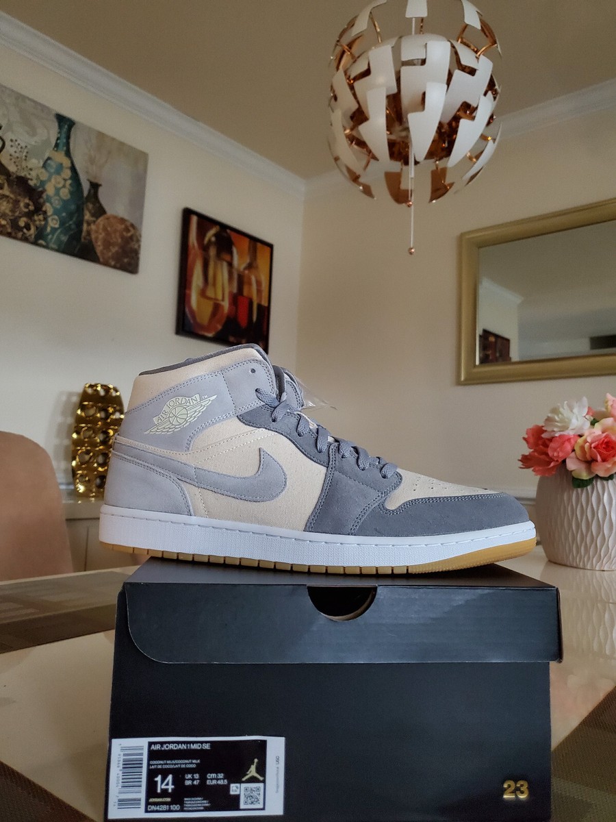 靴 Nike Air Jordan 1 Mid SE \"Coconut Milk Amazon.com | NIKE Air Jordan 1 Mid SE Women's Shoes (FQ1926
