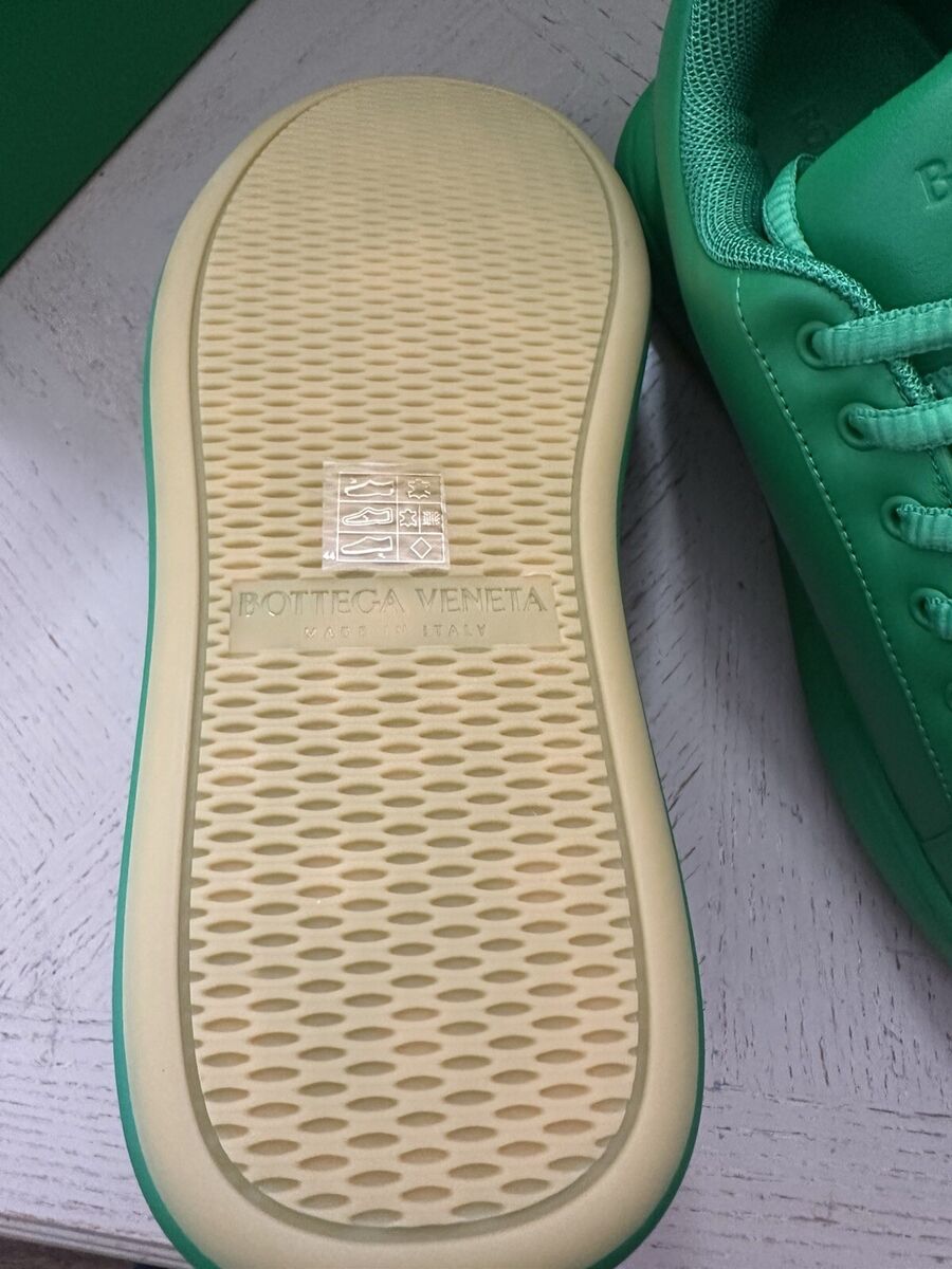 NIB $990 Bottega Veneta Men Leather Sneakers Shoes Green 9 NIB $990 Bottega Veneta Men Leather Sneakers Shoes Green 9