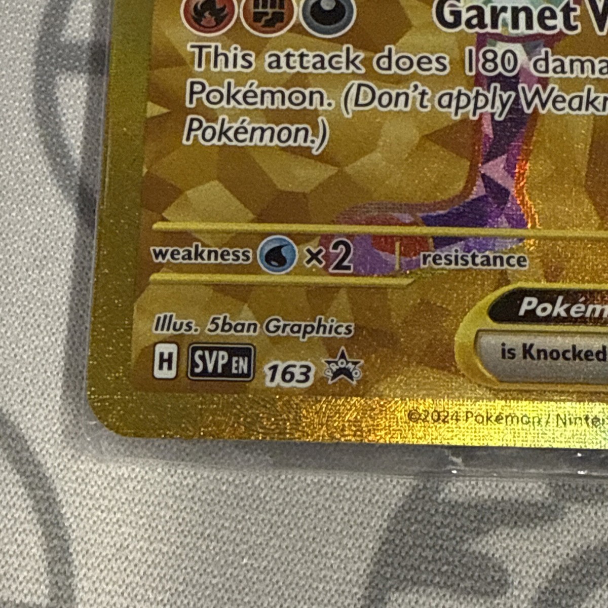 Sealed Cinderace Ex SVP 166 Gold Hyper Rare UPC Promo Card Sealed Cinderace Ex SVP 166 Gold Hyper Rare UPC Promo Card