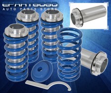 For 88-00 Honda Civic Crx Ef Eg Ek Jdm Adjustable Coilover Aluminum Sleeve Blue