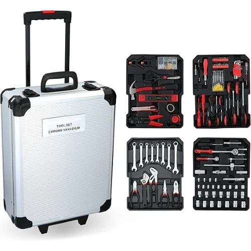 TROLLEY KOFFER MIT 187 VERSCHIEDENEN WERKZEUGEN