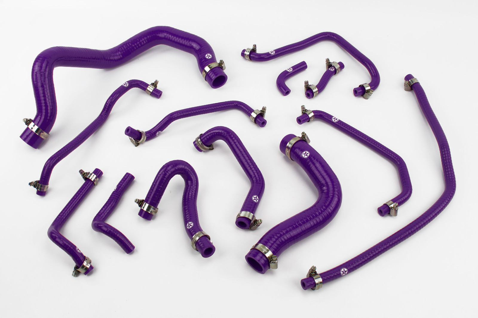 Silicone Coolant & Breather Hoses fits Mazda Mx5 MK2 NB 1.8 Miata Stoney Purple