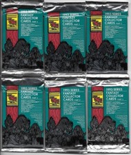 TSR Dungeons & Dragons 1993 Series Part 2 Fantasy Art Cards 6 SEALED Packs