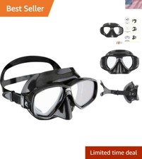 Hypoallergenic Silicone Snorkel Mask with Anti-Fog Technology - Comfort Fit