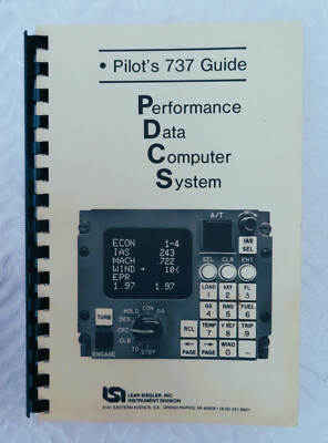 RARITÄT Pilot's Boeing B737 Guide ca. 1980 PDCS Performance Data Computer System