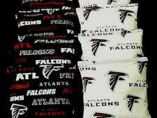 NEW ATLANTA FALCONS Print CORNHOLE BEAN BAGS 8 ACA Regulation Game Toss Bags