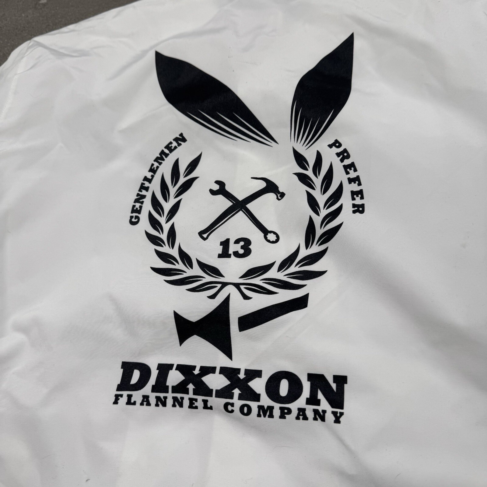 DIXXON Ground Up Custom Jacket WHITE Button Snap … - image 6