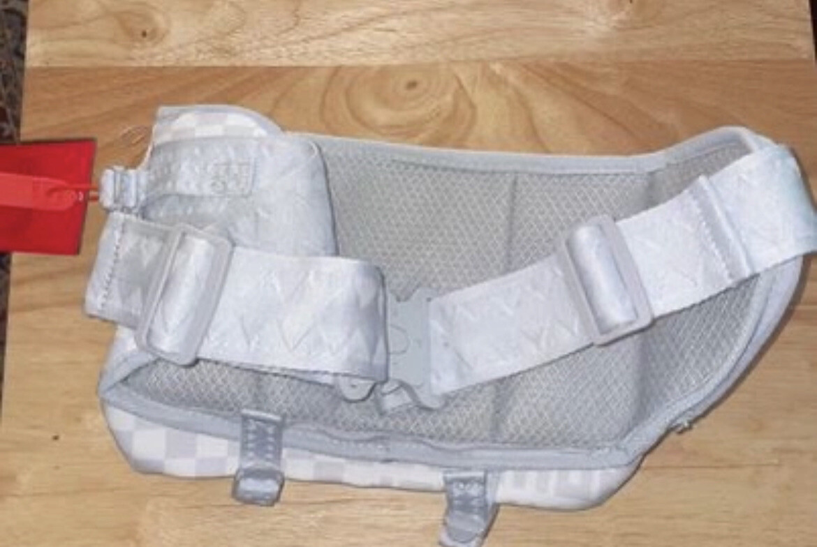 Sprayground Limited Edition Sharks White Fanny Pack Bag eBay