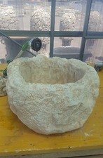 Lavello Lavabo lavandino vasca pietra  mortaio in  cemento marmo rustico moderno