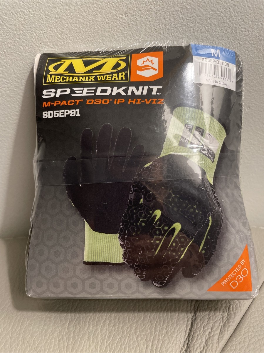 Mechanix Wear SPEEDKNIT™ HI-VIZ M-PACT® D3O® SD5EP91 Gloves