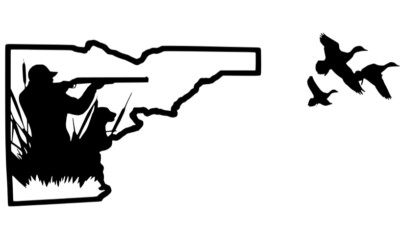 IDAHO hunting duck fowl bird decal dog hunt outdoor waterfowl