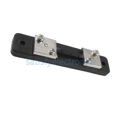 FL-2 Current Shunt Resistor – 50A Or 100A – 75mV Drop – 0.5% Accuracy – Protects & Assists Analog Ammeters – For Measuring Larger Currents