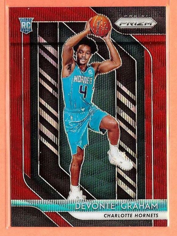 2018-19 PANINI PRIZM RED WAVE PRIZM DEVONTE' GRAHAM RC #288!!