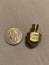 Pirinola Toma Todo Game / Spinner.  Made In U.S.A.  Solid Brass !