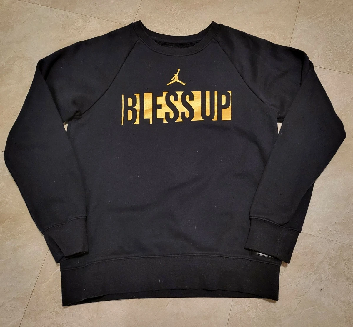 Air Jordan Asahd Khalid Jumpman Bless Up Crewneck Sweatshirt Boys XL Mens S  | eBay