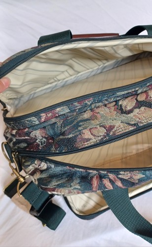 Ricardo Beverly Hills Vintage Tote Floral Carry On Duffle Luggage Santa Cruz Bag - Picture 14 of 24