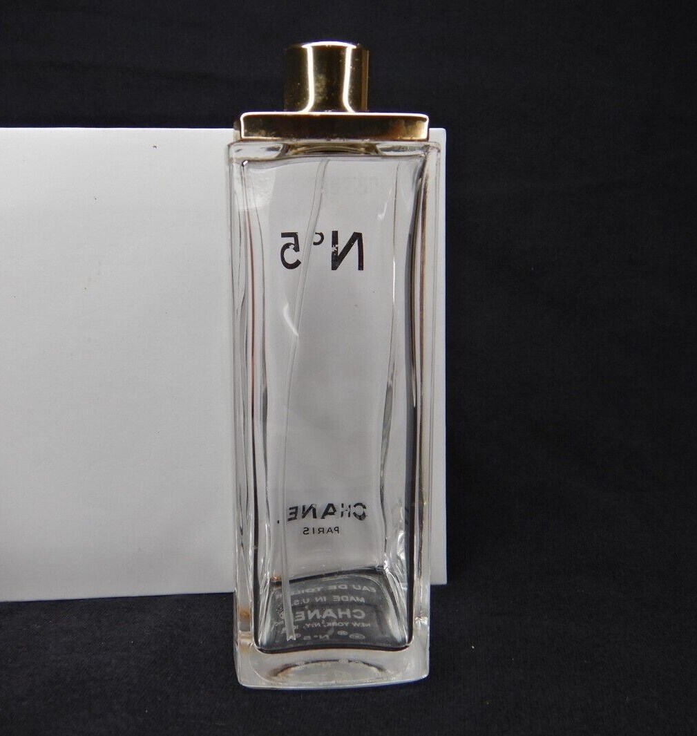 EMPTY PERFUME BOTTLE Chanel N°5 No 5 No5 N5 Eau de Toilette 3.4oz