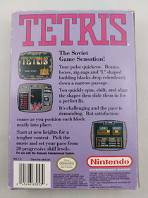 Tetris (Nintendo Entertainment System NES, 1989) CIB - Tested & working - ROUGH