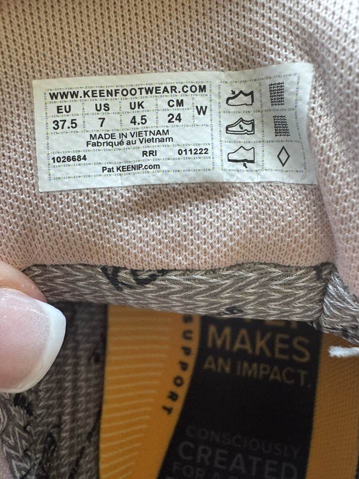 Keen Womens Hiking Shoes US 7 Waterproof NXIS Evo Rubber Sole eBay