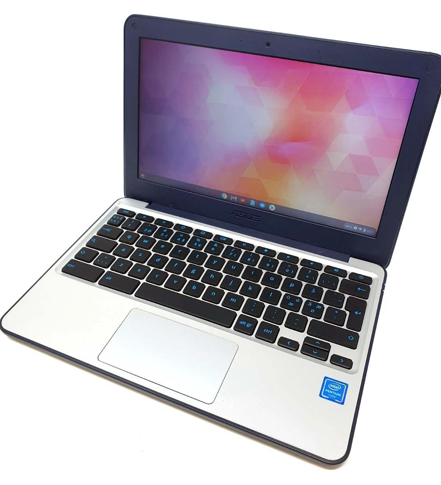 Asus Chromebook C202S 11.6" 16GB Kids 4GB Ram Intel Play Store PC Cheap Laptop - Image 2 of 4