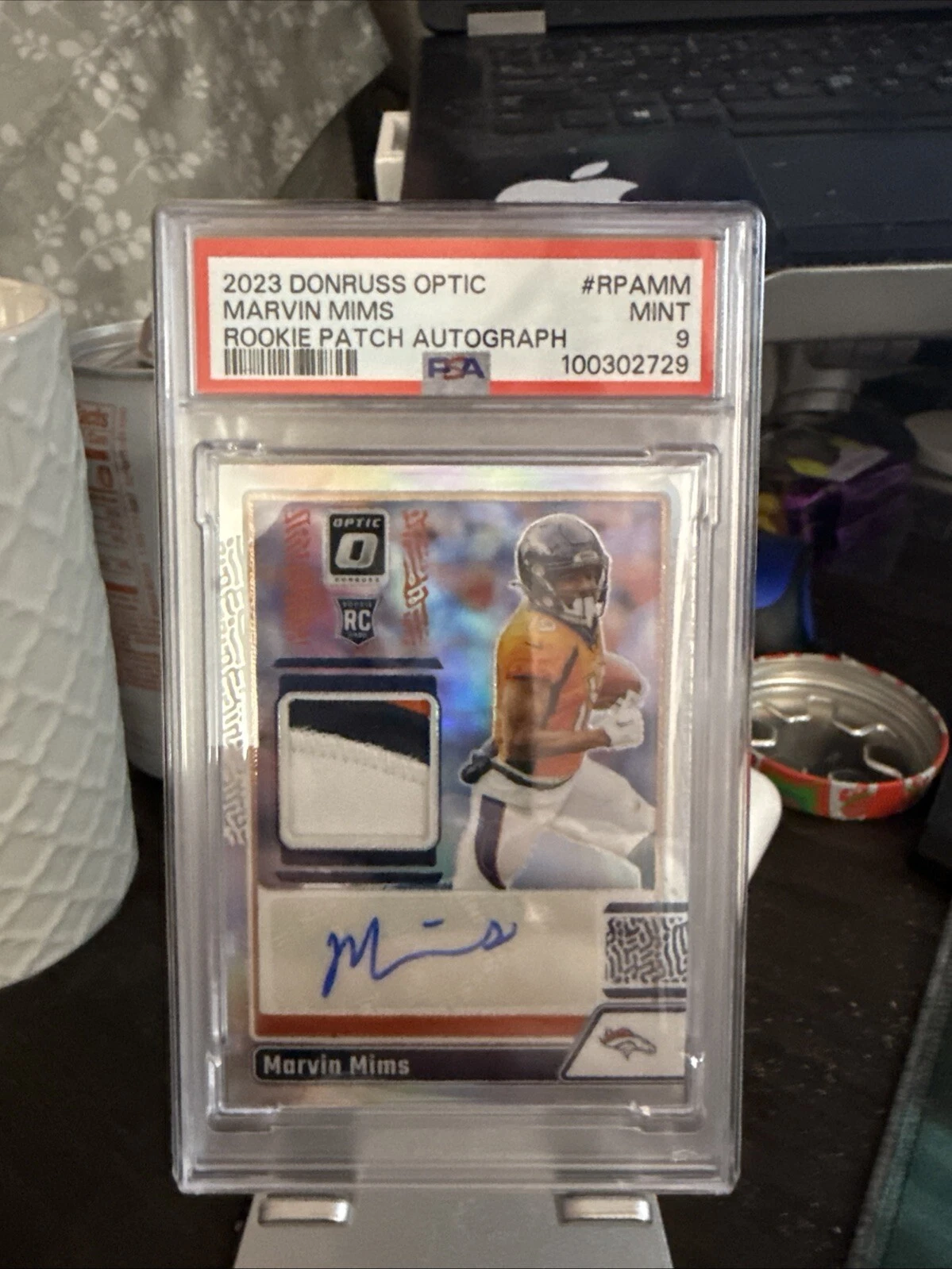 Marvin Mims Panini Donruss Optic Rookie Patch Autographs #RPAMM Base