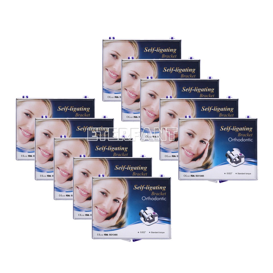 Coiffe Orthodontique De Traction Avant ETERFANT - Réglable, Barre Simple - Couleur Rouge Ou Bleu - Pour Traitement Dentaire