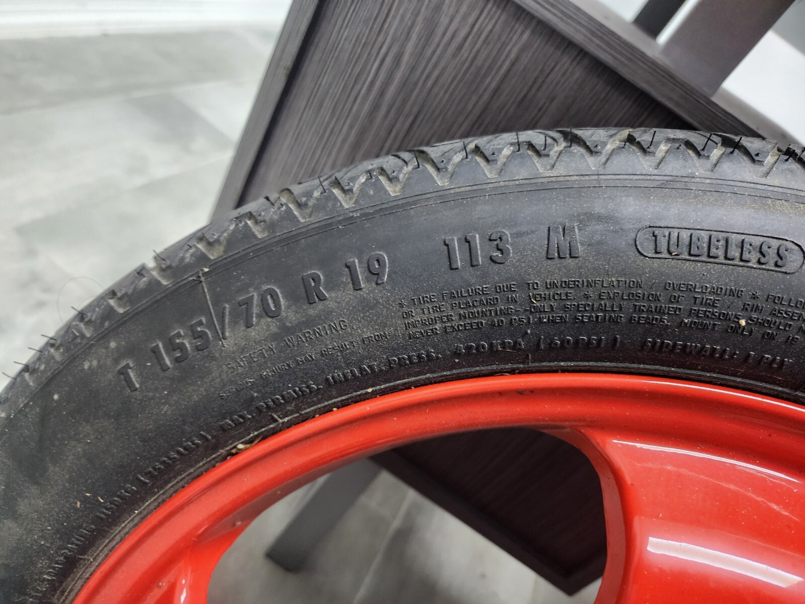 2003-2010 Bentley Continental 20X4.5' Spare Tire Wheel Rim Assy 3W0601025