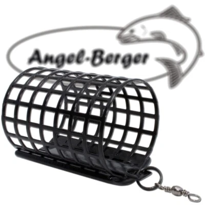 ANGEL-BERGER Angel Berger Futterkorb rund Bleifrei Feeder Angeln