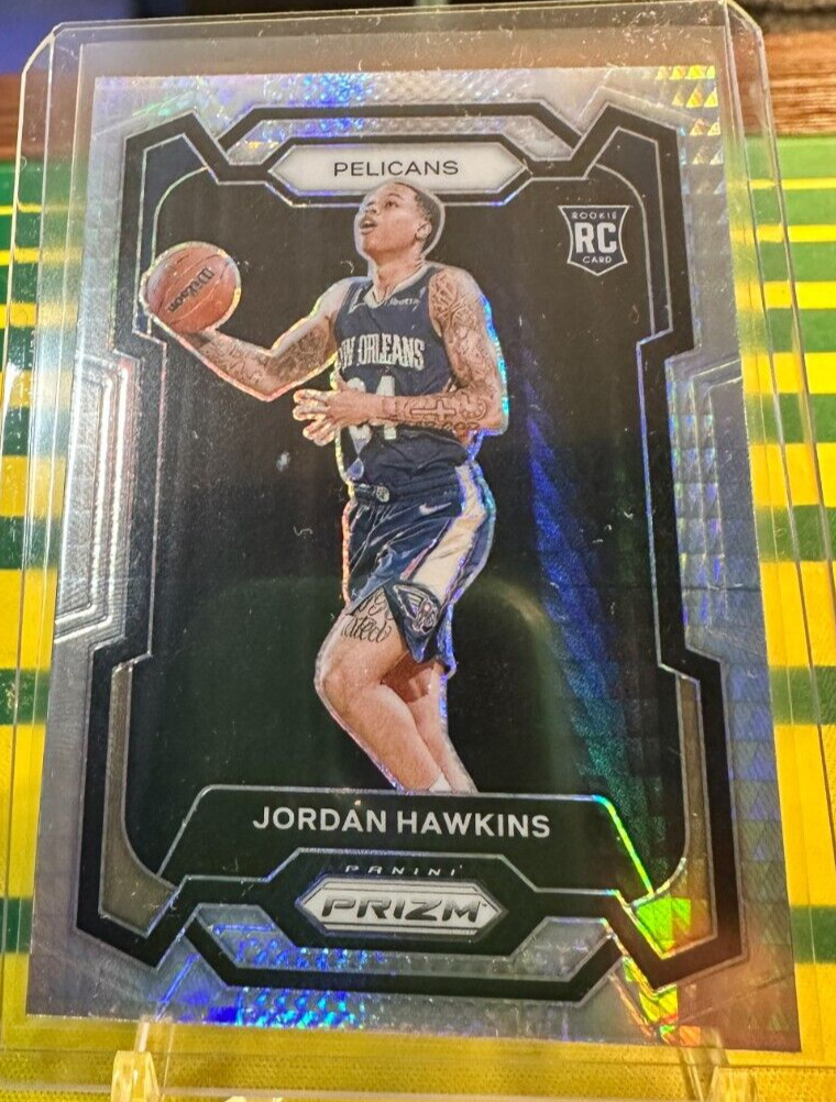 2023-24 Panini Prizm - Hyper Prizm #130 Jordan Hawkins (RC)