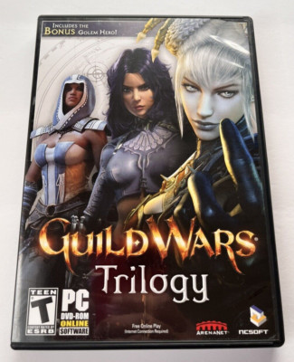 Guild Wars Trilogy 2008 PC DVD-Rom Online Video Game Complete in Box/Case CIB