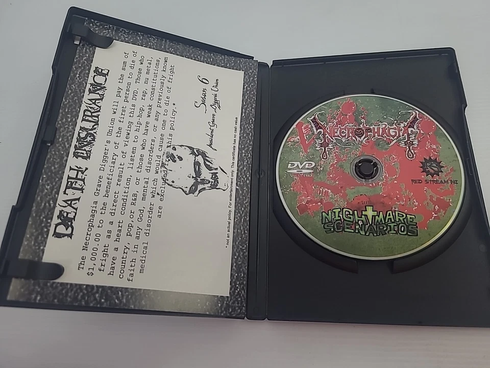 Necrophagia Nightmare Scenarios DVD - Death Metal (B6.2) - Image 4 of 4