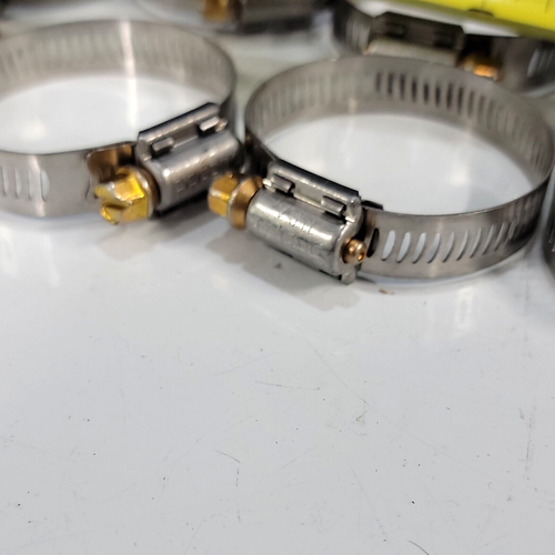 (8) Adjustable Hose Pipe Clamp Straps 1-5/16 - 2-1/4 Stainless Steel Lot - Picture 4 of 4