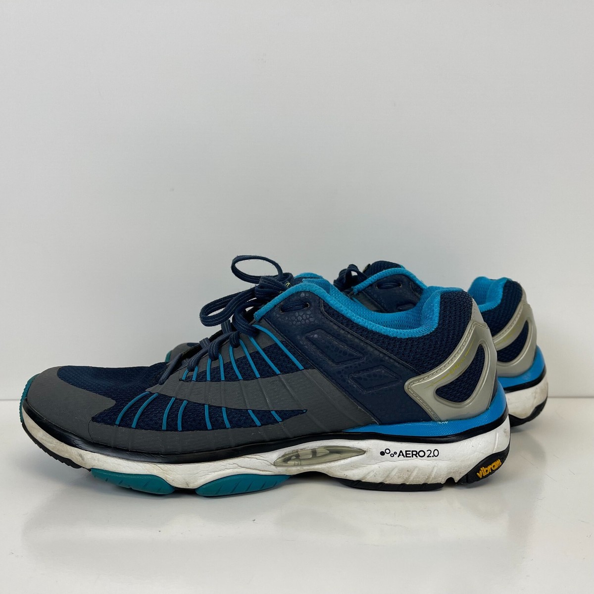 Abeo Aero Running Shoes Mens Size 10 Blue Grey