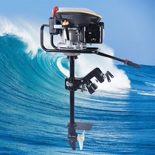 4-Stroke 9 HP Outboard Motor Gas powered Boat...