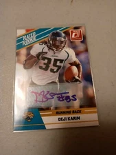 DEJI KARIM 2010 PANINI DONRUSS AUTO AUTOGRAPH 