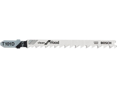 Stichsägeblätter BOSCH T101D Länge 100mm für saubere gerade Schnitte in Holz, VP