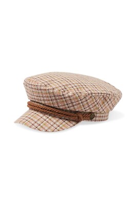 BRIXTON FIDDLER W SNAP CAP SIZE: S 56 CM SAND PLAID