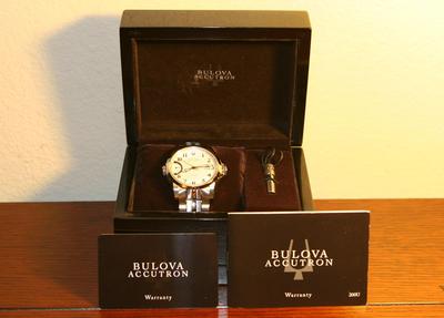 Bulova Accutron Calibrator 63B161 Mens Swiss Made Automatic Watch