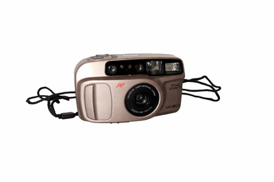 Minolta AF RIVA Zoom 70 / Guter Zustand / Motor + Blitz Top / Silber / 35-70mm