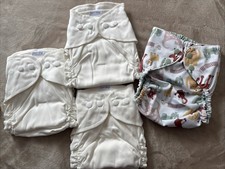 Esembly Try-It Kit Cloth Diaper Starter Set Size 2 Bundle 3 Inner 1 Outer Dogs