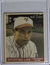 Top 10 Bill Terry Baseball Cards 13