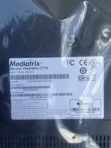 MEDIATRIX C710 GATEWAY POWER SUPPLY